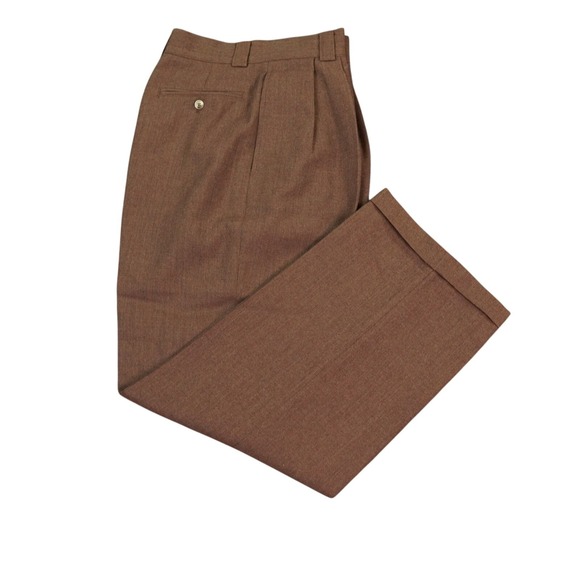 Timberland Italian Wool Pants Womens Size 6 Weather Gear Pleated Trousers Dress - Picture 1 of 11